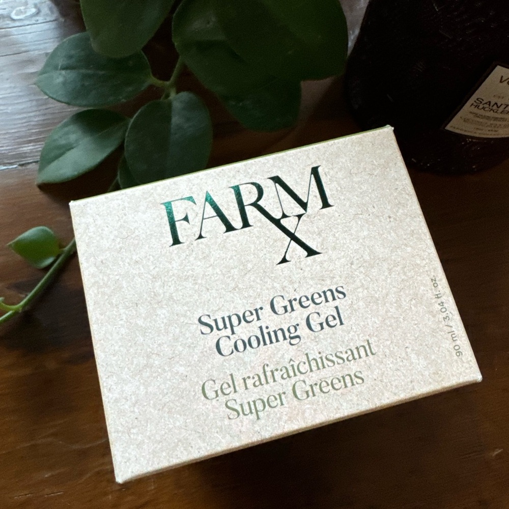 FARM RX Super Greens 
Cooling Gel Cream and Green Suncare Gel